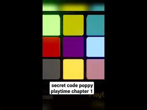 poppy playtime color code